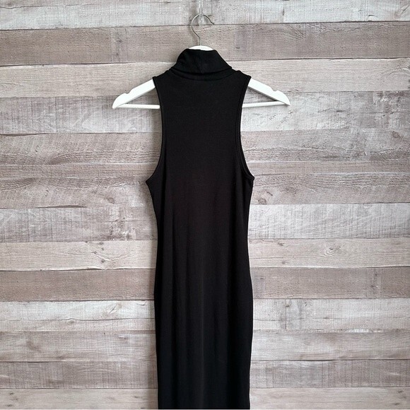 NWOT Zara black turtleneck sleeveless dress - Picture 6 of 9